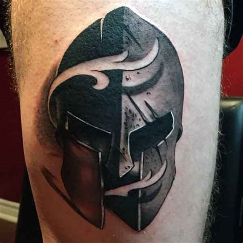 This is an article about spartan tattoos! 50 Spartan Tattoo Designs für Männer - männliche Krieger ...