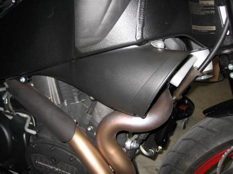 Years ago i spent about $130 for a carbon fiber air scoop on ebay for my buell ulysses. Buell Motorcycle Forum: Right Side Scoop