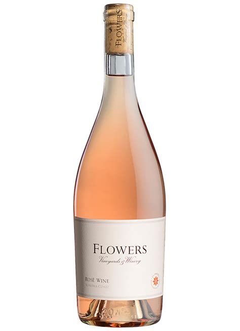 Rhubbarb, pomegranate, blackberry, and blood orange) 2017 FLOWERS Rose of Pinot Noir Sonoma Coast - CaliHiWines