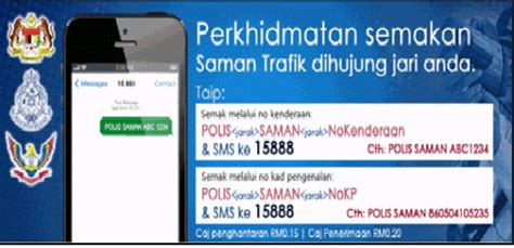 Save the above sms text instructions in your hand phone for easy checking later. Semak Saman Trafik PDRM JPJ Dan AES Online - Harga Minyak