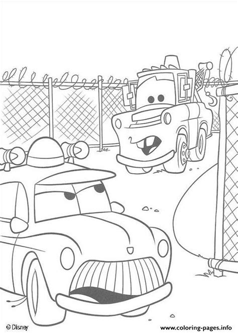 Color in lightning mcqueen, mater, and all of your favorite cars characters from all three movies! Mater Tall Tales Disey Cars 2 Coloring Pages Printable