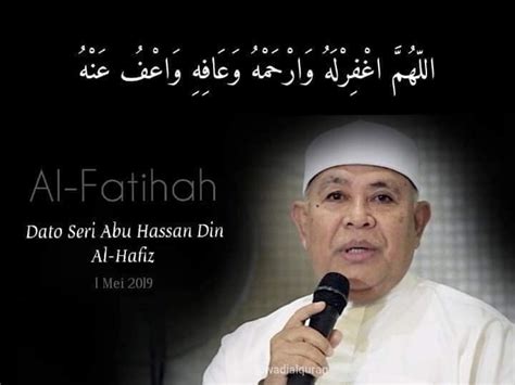Masjid abidin ( masjid negeri ). Hilangnya seorang permata, Datuk Seri Abu Hassan Din ...
