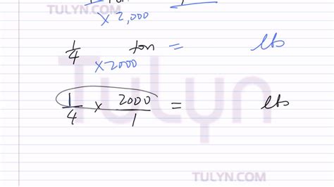 Also called net ton , short ton. converting from tons to pounds - YouTube