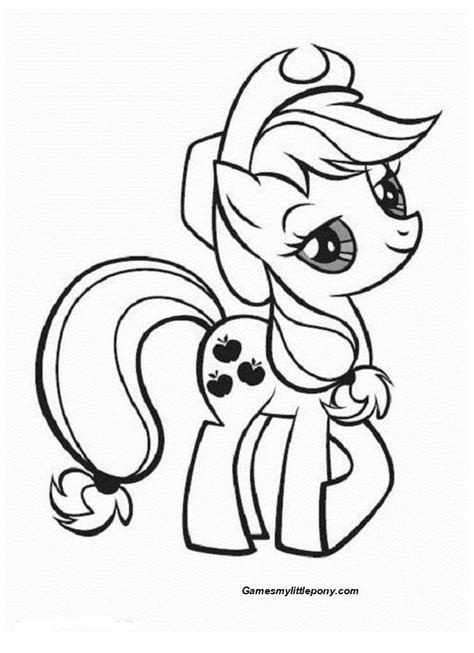 By best coloring pagesjune 13th 2013. Coloring book My Little Pony: Applejack Coloring Page - My ...