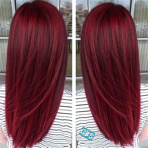 Nur 4% haben natürliche rote haare. Bordeaux Rot Lila Haare > Korte Kapsels