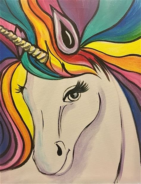 How to draw a unicorn how to coloring a unicorn easy rainbowhi guys today we are going to paint the water coloring. Paint Nite: Rainbow The Unicorn