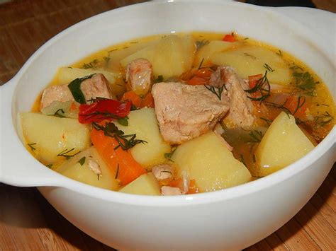 Суп с мясом и картошкой: рецепты простые и очень простые. супы ...
