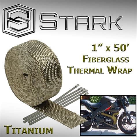 Flame barrier exhaust wrap is a high temperature, soft, resilient exhaust wrap capable of withstanding continuous temperatures up to 550°c. Details about 1" x 50' Ft Motorcycle Header Exhaust Heat ...
