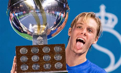 I can't wait to represent canada at future olympic games : Denis Shapovalov has a ball in Stockholm, a reward for his ...