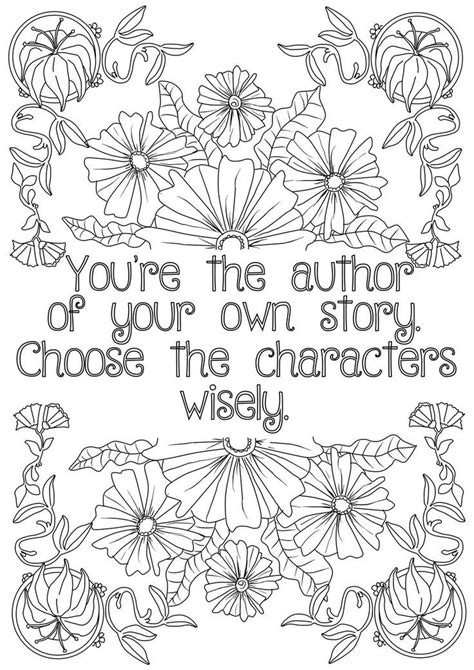 Coloring books quote coloring pages to print halloween. Pin on Quote Coloring Pages for Adults
