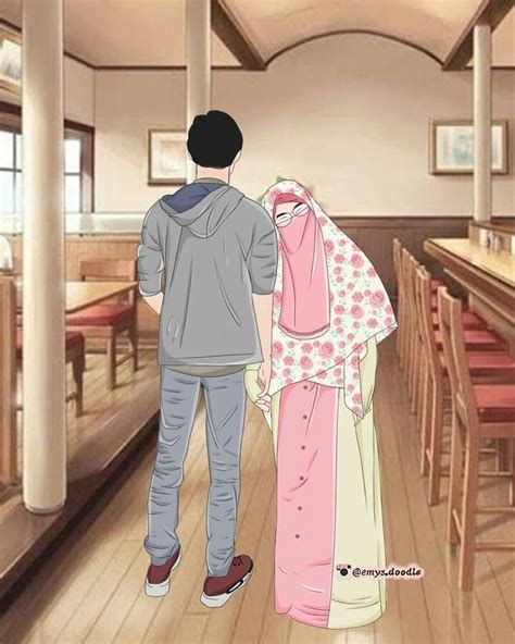 Akan tetapi ketika kamu terus mengikuti perkembangan ceritanya, sosok karakter utama terungkap dan kamu akan mulai menyadari bahwa betapa hebatnya dia. Romantis Anime Muslimah Couple Terpisah - KLICKSEHAT.CLUB