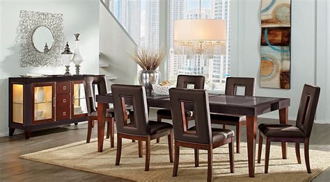 Such extensive possibilities make it easy to find appropriate pieces for any particular look and feel for a single room or an entire home. Sofia Vergara Savona Chocolate 5 Pc Rectangle Dining Room ...