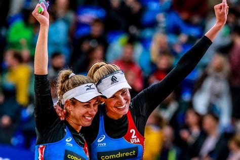 Nina betschart of switzerland celebrates during the women's beach volleyball gold medal match between austria and switzerland on day eight of the. Ross will try for her second title Saturday at Am ...