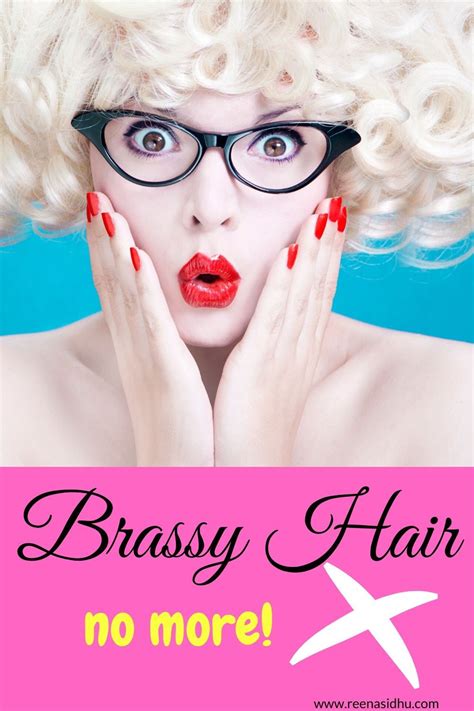 And what that means for your brown hair with highlights is that blue shampoo is the best way to knock out the brassy, red, and orange tones. How To Get Rid Of Brassy Hair With Vinegar | Brassy hair ...