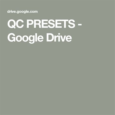 One click download free lightroom mobile presets for your phone. QC PRESETS - Google Drive | Lightroom, Instagram dicas, Dicas