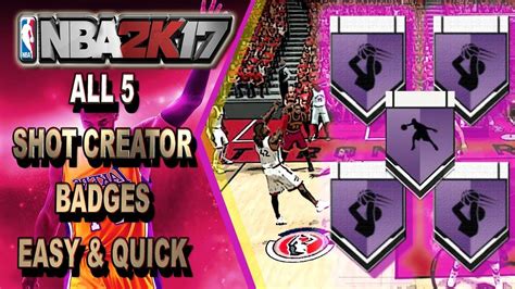 Nba 2k17 has officially released today, and is full of new innovations, but also sees the return of badges. GET ALL SHOT CREATOR HALL OF FAME BADGES - NBA 2K17 TUTORIAL | Hall of fame, The creator, Tutorial