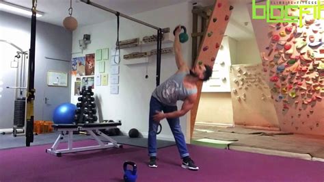 Full body kettlebell workout for climbers - YouTube
