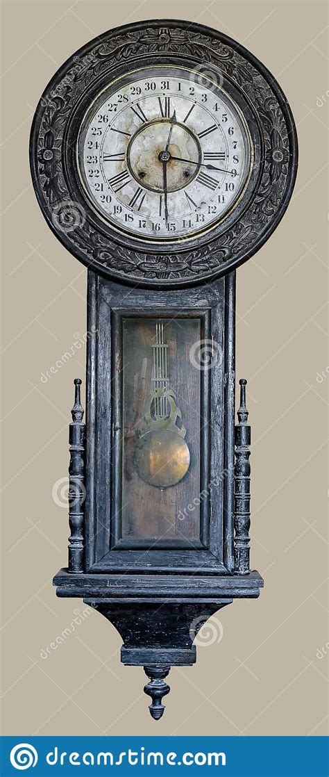 Pendulum swing bird cuckoo clock wooden clock. Antique Swing Wall Clock. Pendulum Clock. Stock Photo ...