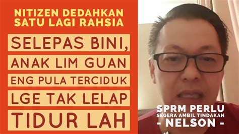 This is something that he should have never said, or at least he should have put it in a more tactical or diplomatic manner. SELEPAS BINI, ANAK LIM GUAN ENG PULA TERCIDUK, LGE TAK ...