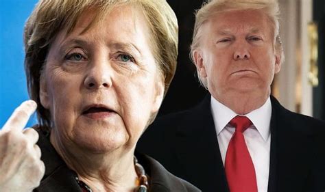 Trump, merkel'in elini sıkmayarak mesaj gönderdiği ve iki liderin arasındaki farklılıkların ancak donald trump'ın tweetleri bununla sınırlı kalmadı ve abd başkanı kendine has üslubuyla merkel'i. Merkel vs Trump: Germany rages at US President over troops ...