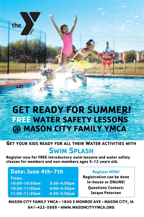 With the generous support of the mabee foundation and recent. Mason City Family YMCA : Youth Programs : Swimming Lessons ...