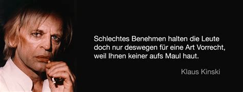 3,117 likes · 12 talking about this. Klaus Kinski über schlechtes Benehmen - die netztaucher