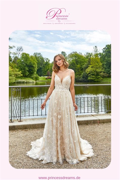 Yasiou hochzeitskleid elegant damen lang. Brautkleid A Linie mit Spitze im Vintage Look | Dieses ...