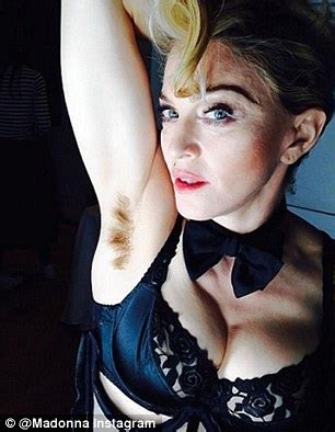 Madonna has long armpit hair and she doesn't care who knows it. Scout Willis reveals unshaven armpit during workout with ...