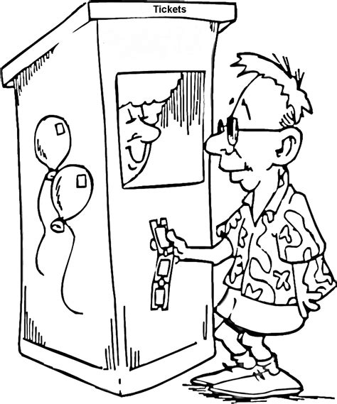 Download Amusement Park Coloring Pages