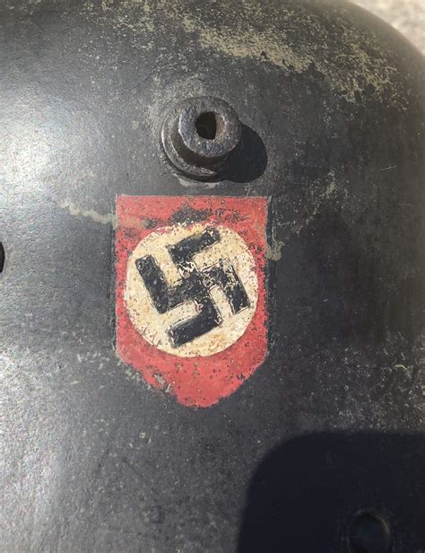 German helmets for beginners with mannie gentile. Need help! SS runes and Nazi party shield painted on M16 ...
