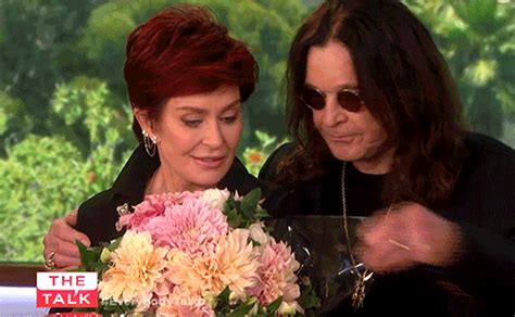 Sharon osbourne wishes husband ozzy osbourne happy birthday. Ozzy Osbourne Surprises Sharon on 'The Talk' for Her ...