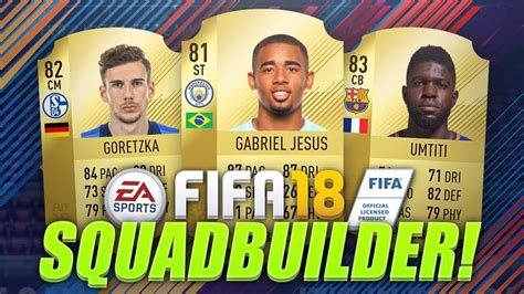 Check spelling or type a new query. BEST 25K TEAM ON FIFA 18? w/ JESUS, GORETZKA & UMTITI ...