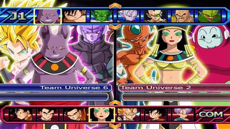 Supersonic warriors 2 is a 2d fighting game set in the dragon ball z universe. Team Universe 6 VS Team Universe 2 | Dragon Ball Z Budokai Tenkaichi 3 - YouTube