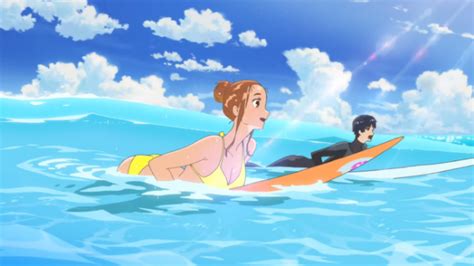 Hinako is so distraught that she can no longer even look at the ocean, but one day she sings a song that reminds her of their time together, and minato appears in the water. 'Ride Your Wave' anime film opens in Thailand October 17th ...