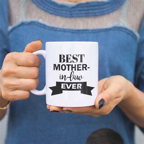 Gifts for mother in law xmas. Best Mother In Law Ever Mug Mothers Day Or Christmas Gift ...