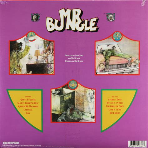 Promotion only • not for sale. MR.BUNGLE - MR.BUNGLE (180 GR), купить виниловую пластинку MR.BUNGLE - MR.BUNGLE (180 GR)