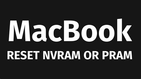 Here's how to reset your macbook air or macbook pro and restore macos to its original state. How to Reset NVRAM or PRAM on your MacBook | MacBook Air ...