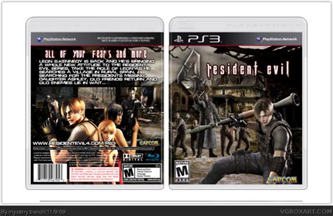 Fanart, cosplay, fan labour etc. Resident Evil 4 PlayStation 3 Box Art Cover by mystery bandit