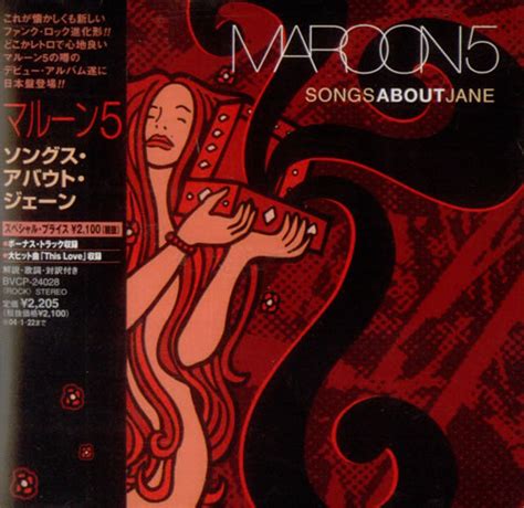 Beauty queen of only eighteen she had some trouble with herself he was always there to help her she always belonged to someone else. Maroon 5 Songs About Jane Japanese Promo CD album (CDLP ...