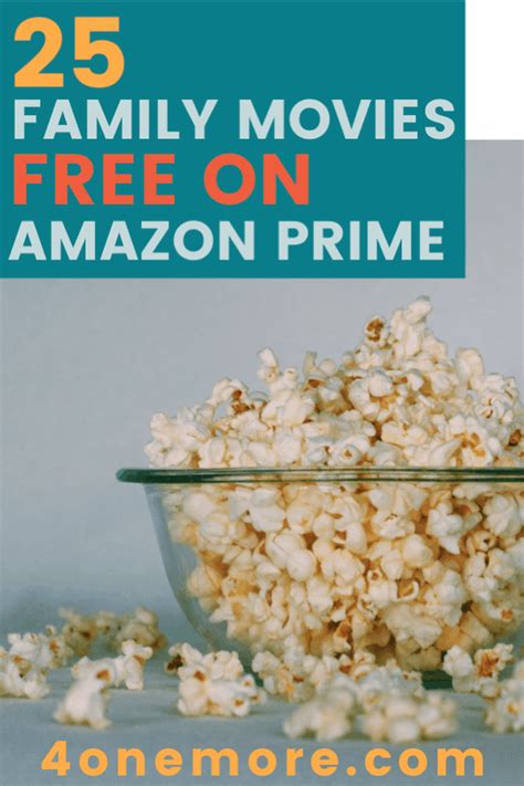Amazon prime is packed with movies and tv shows, which can make finding something to watch a daunting task. 25 Family Movies Free on Amazon Prime Video - 4onemore