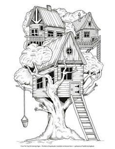 Treehouse tv now has a group. 6 Summer Scene Coloring Pages | Detailed coloring pages ...