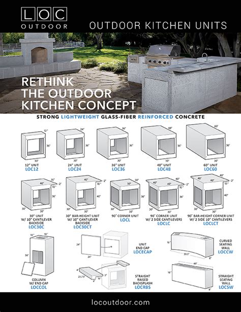 Loc column with end cap. LOC Outdoor Kitchens | locoutdoor.com