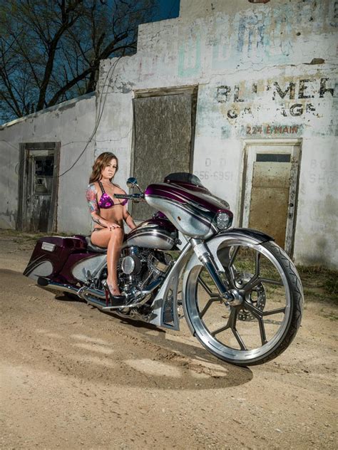 See more ideas about custom baggers, bagger motorcycle, harley davidson baggers. Covington's Purple Custom Bagger