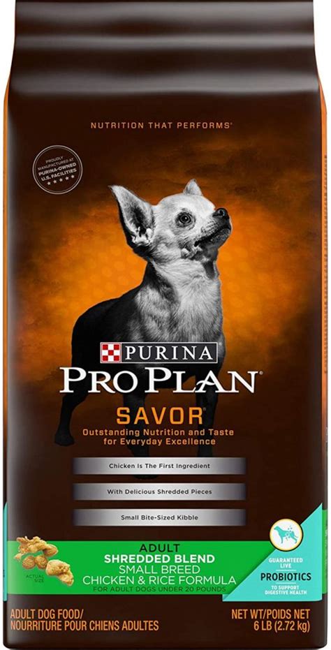 Calcium, phosphorus and other minerals help maintain strong teeth and. Purina Pro Plan Small & Toy Breed Formula Adult Dry Dog Food