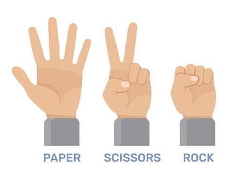 Premium Vector | Webhand gestures set. vector cartoon hands play rock ...