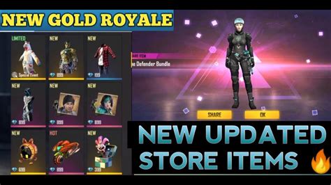 Players freely choose their starting point with their parachute and aim to stay in the safe zone for as long as possible. NEW STORE ITEMS+ GOLD ROYALE🔥🔥| GARENA FREE FIRE - YouTube