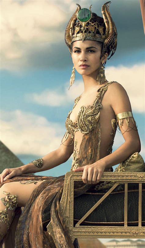 My parents brought home books that told stories of gods and goddesses. Elodie Yung in Gods of Egypt | Gods of egypt, Elodie yung ...