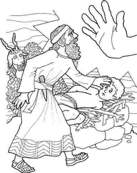 Abraham, sarah, and isaac coloring page. Abraham And Isaac Printable Coloring Pages - Jesyscioblin