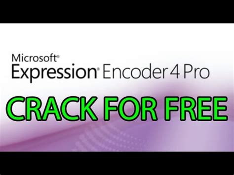100% safe and virus free. How to crack Microsoft Expression Encoder 4 - YouTube