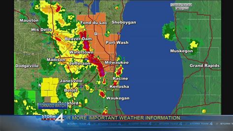 A severe thunderstorm watch (same code: Storm Team 4: Severe Thunderstorm Warnings, Tornado Watch ...